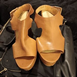 Michael Kors Brown Platform Sandals